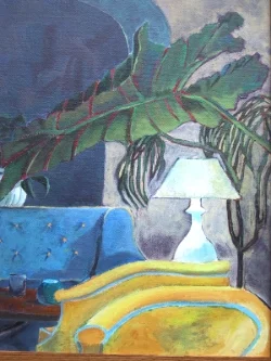 Positano Lobby 10" x 12" acrylic on canvas
