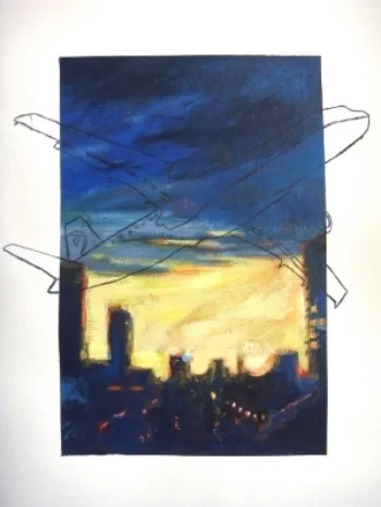 Silhouette Series 18" x 24" acrylic on Arches