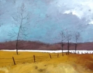 East Back Line Series 12" x 10" acrylic on canvas