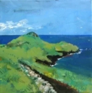 Crofters Path 10" x 10" acrylic on canvas