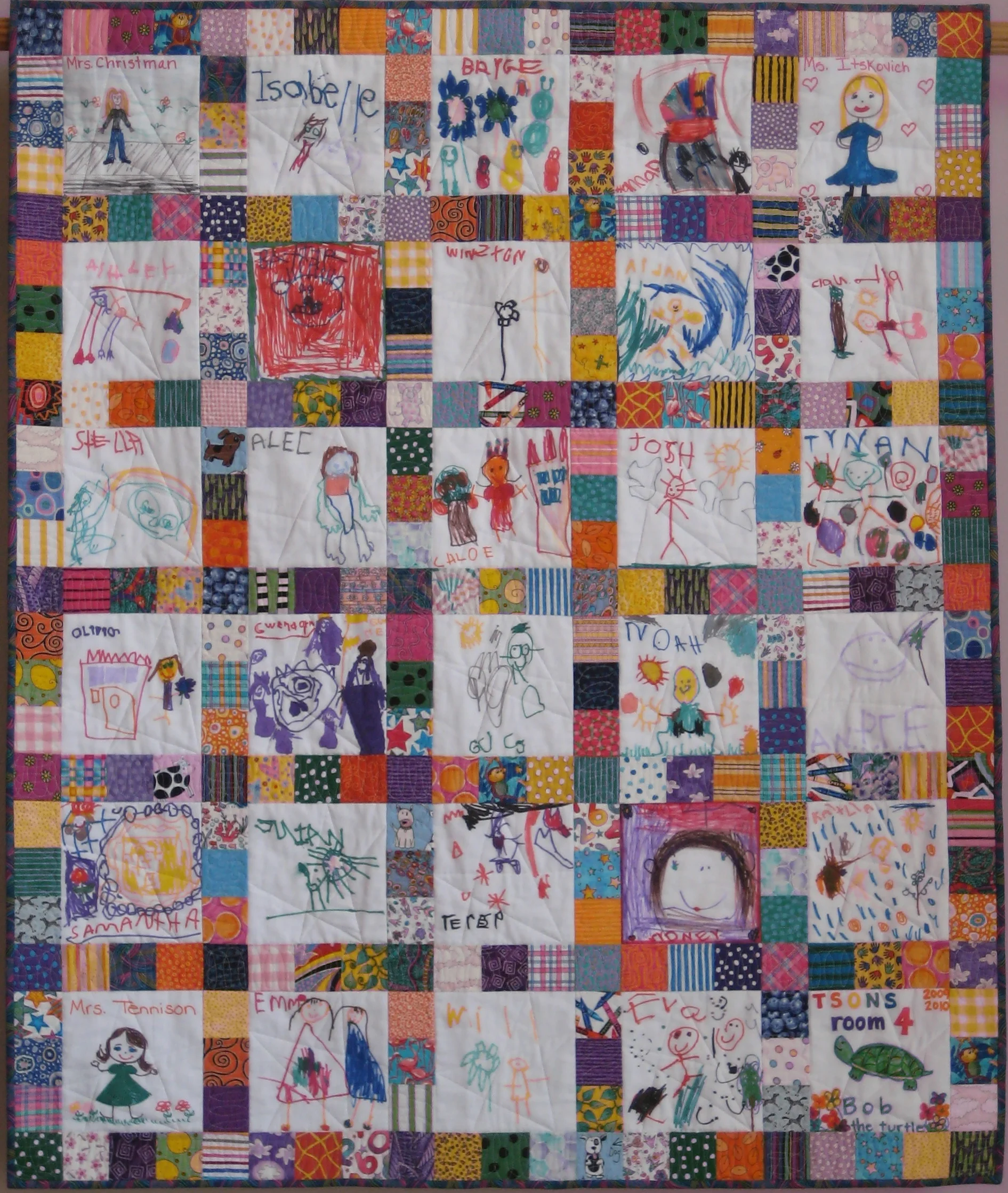 The Sherman Oaks Nursery School quilt