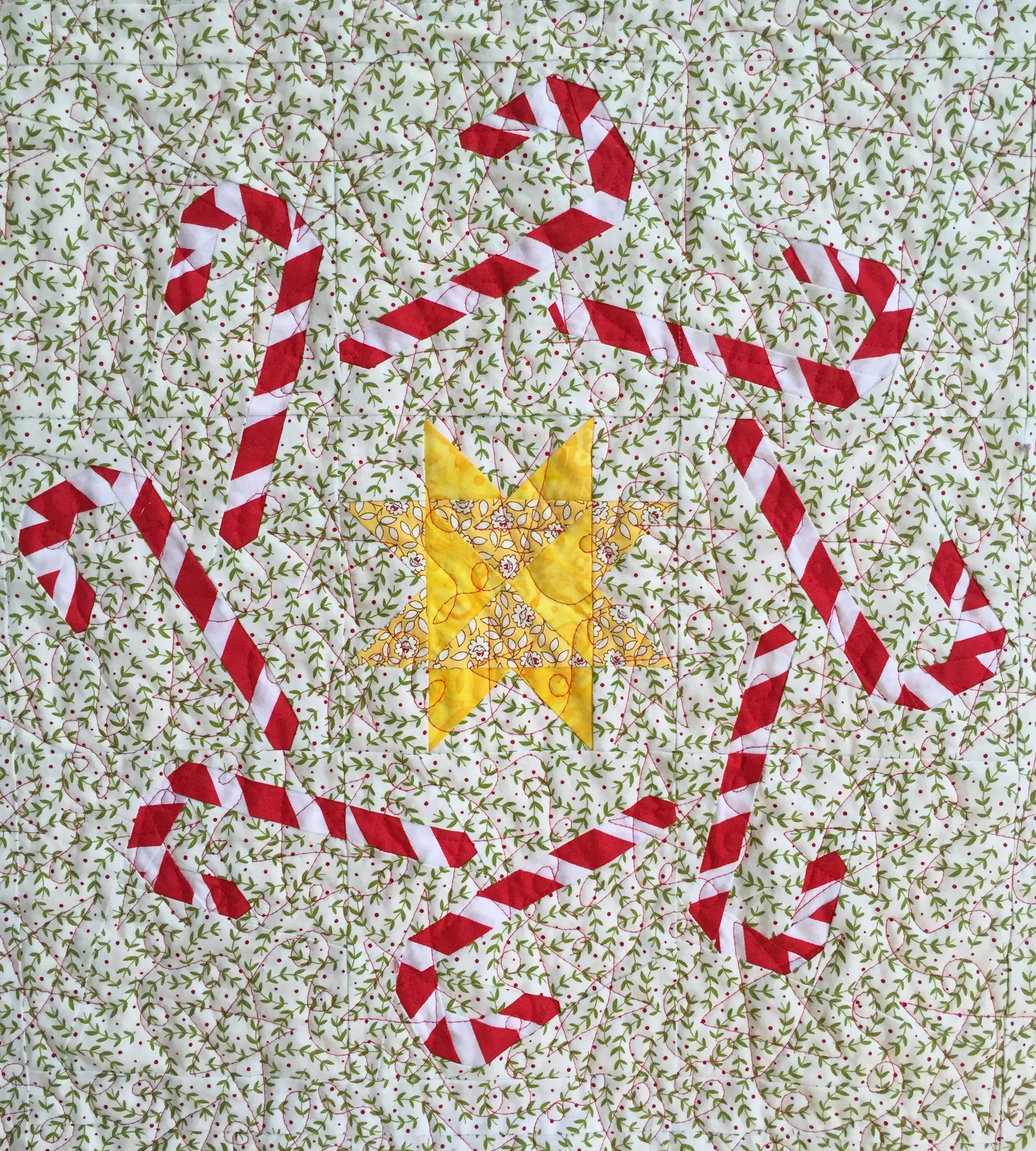 Wreath of candy canes