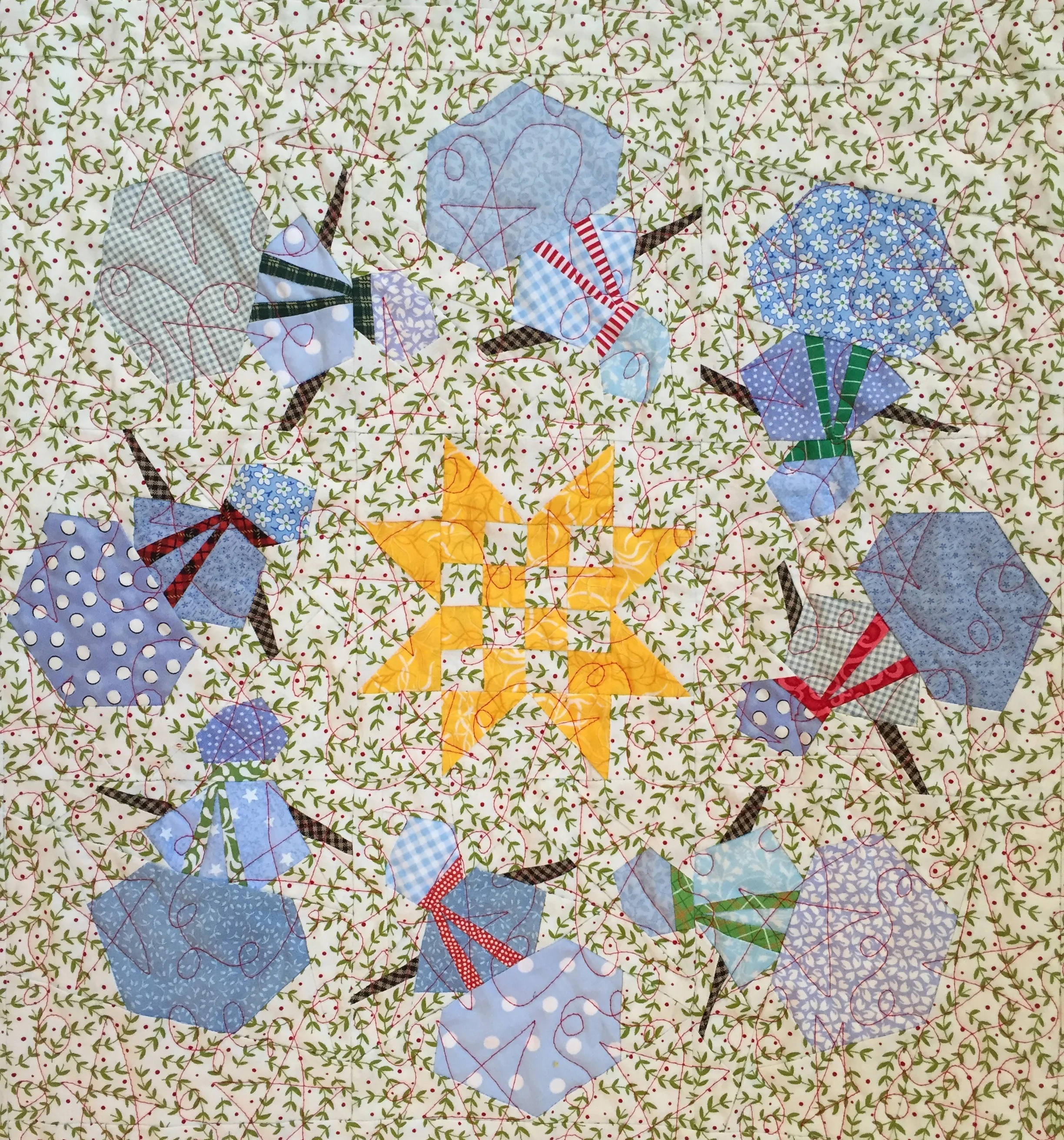 Wreath of snowmen