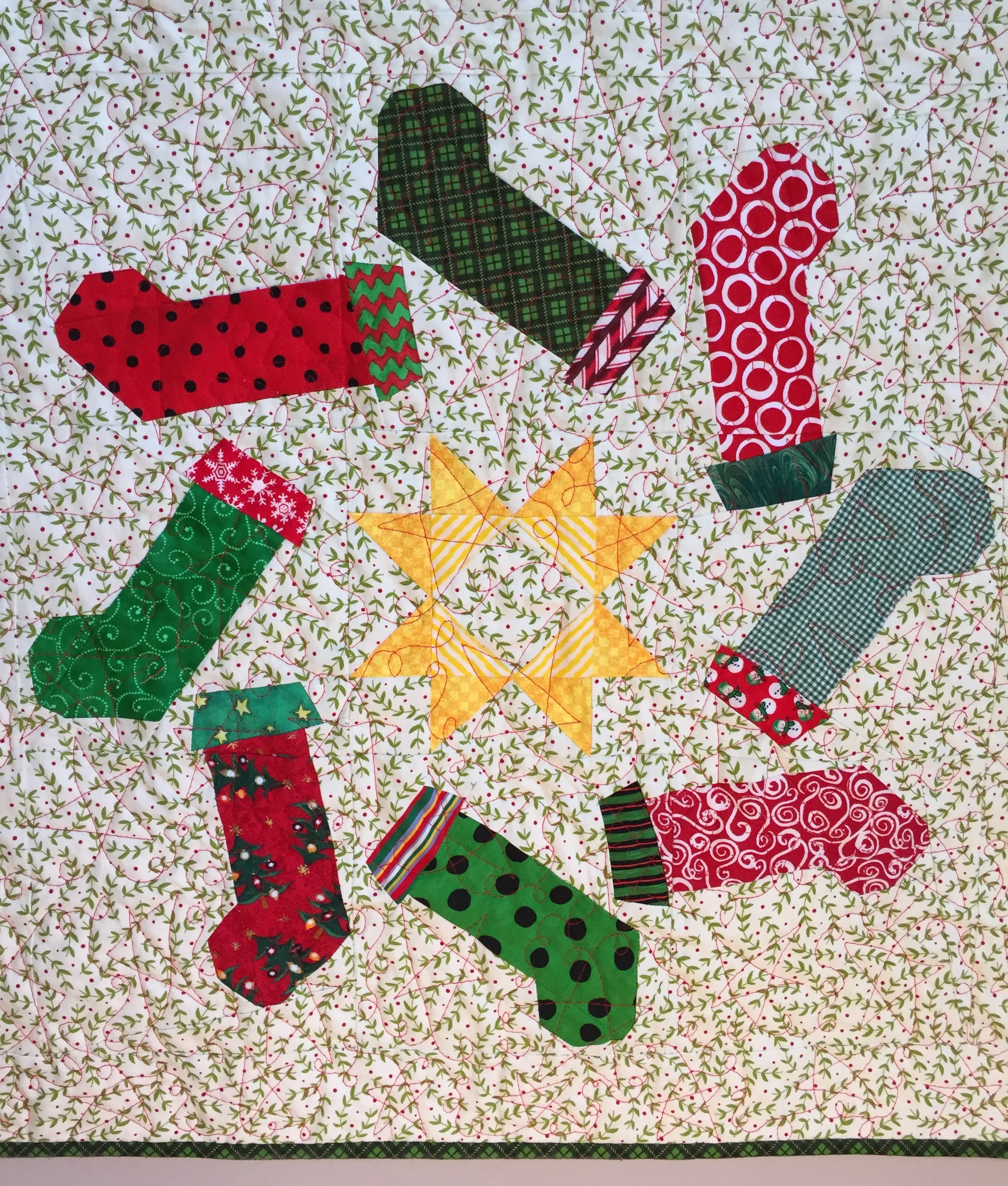 Wreath of stockings