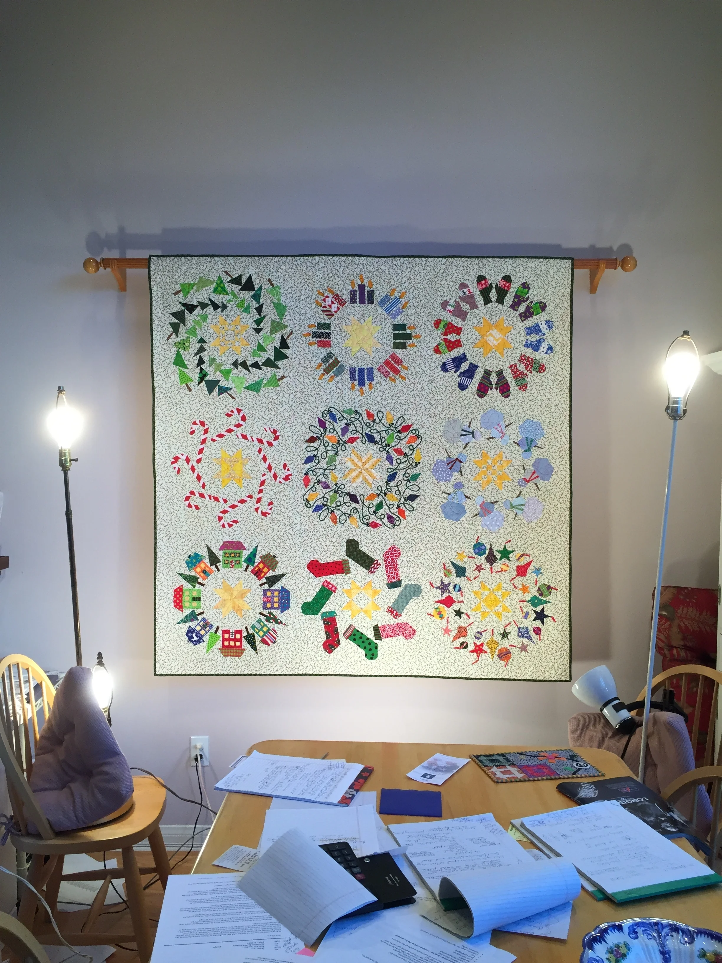 Behind the scenes of the photo shoot