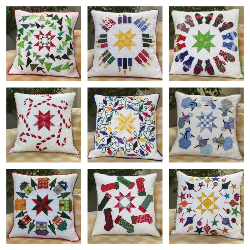 20" Wreath-o-rama pillows