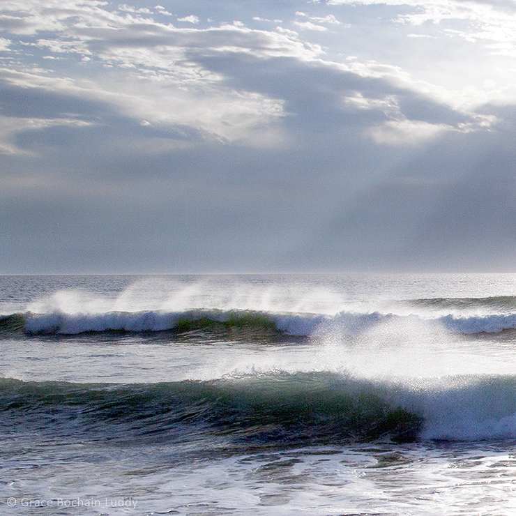 This picture is from Block Island. It's called "The Sun Drawing Water".