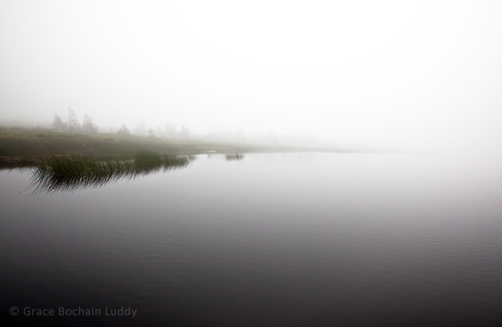 I made this one really big, and as you can see, if there is the tiniest little spot in all that expanse of flat calm water there is no place to hide. I had to reprint it. This is also from Nova Scotia.