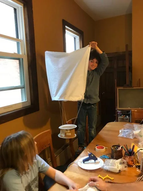 Space Ships Parachute to Safety