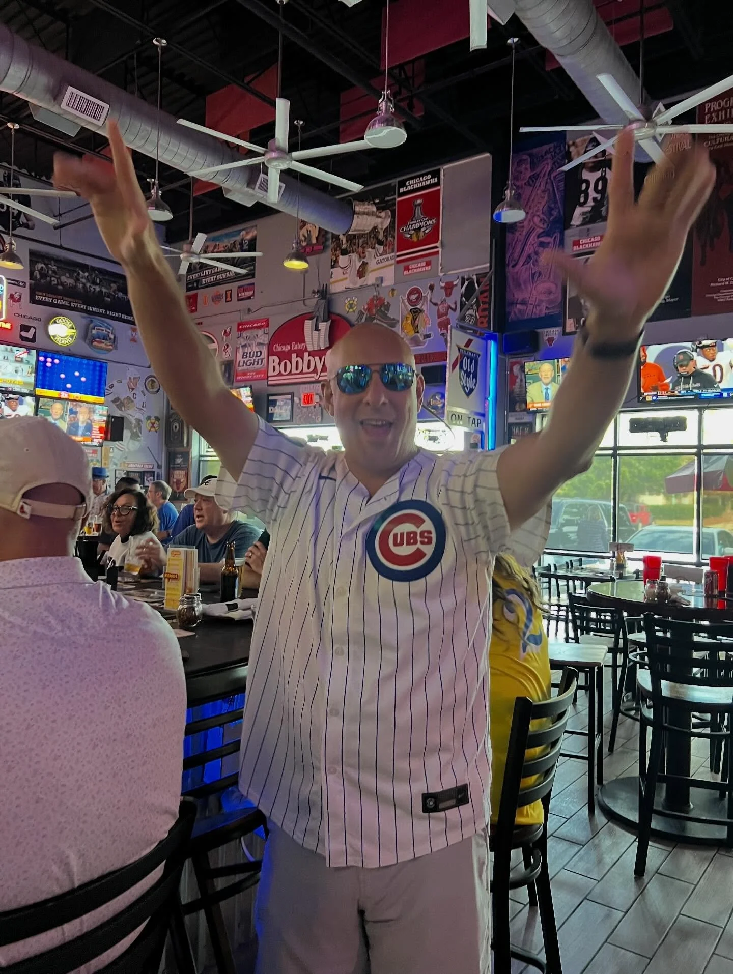 Game One&hellip; Won! Be here TOMORROW at 3:08 for game 2 of the NL Wild Card! We open at 2:45PM!!! Go Cubs Go!