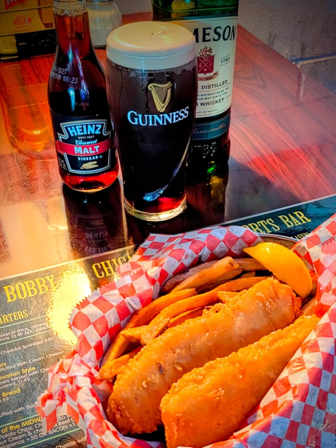 COME GET IT TODAY! FISH &amp; CHIPS ARE BACK! COD IS HERE! Whether you&rsquo;re observing Lent or just prepping your palate for St. Paddy&rsquo;s Day, Bobby G&rsquo;s has the cure for your cravings. Our legendary Fish &amp; Chips are officially back 