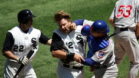 It&rsquo;s Crosstown Classic time! The 3 Game series between our White Sox &amp; Cubs starts tonight! Come watch with us! 🐻🧦
