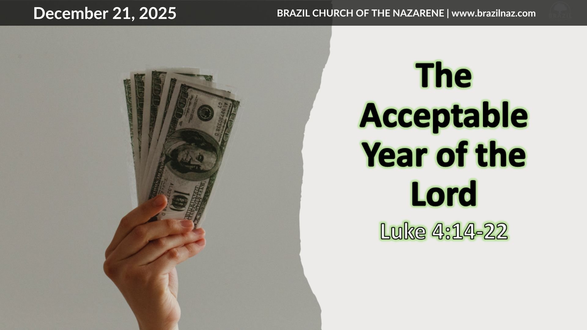 The Acceptable Year of the Lord