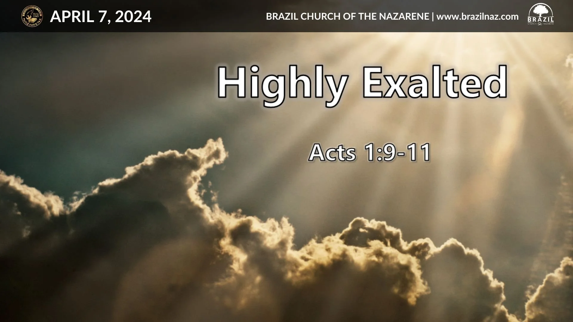 "Highly Exalted" (Acts 1:9-11)