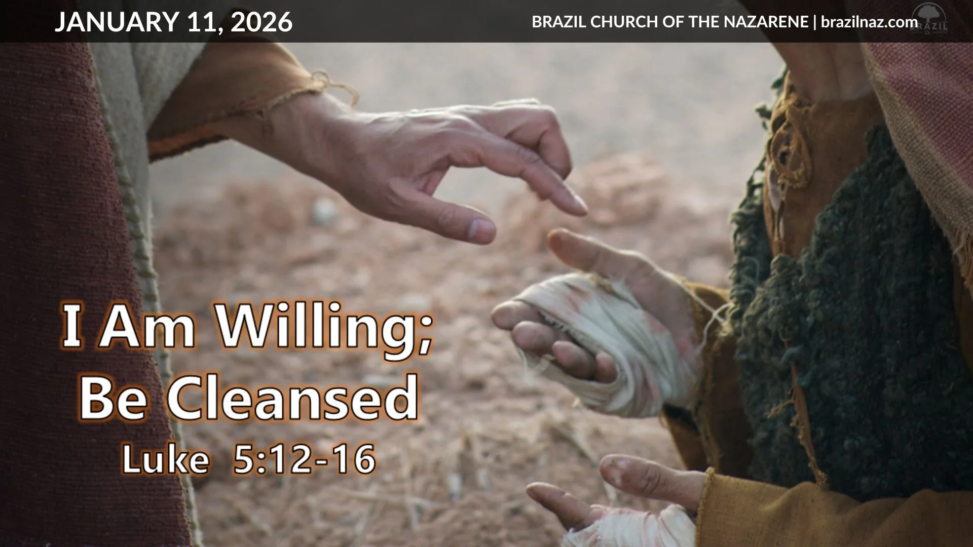 I am Willing; Be Cleansed