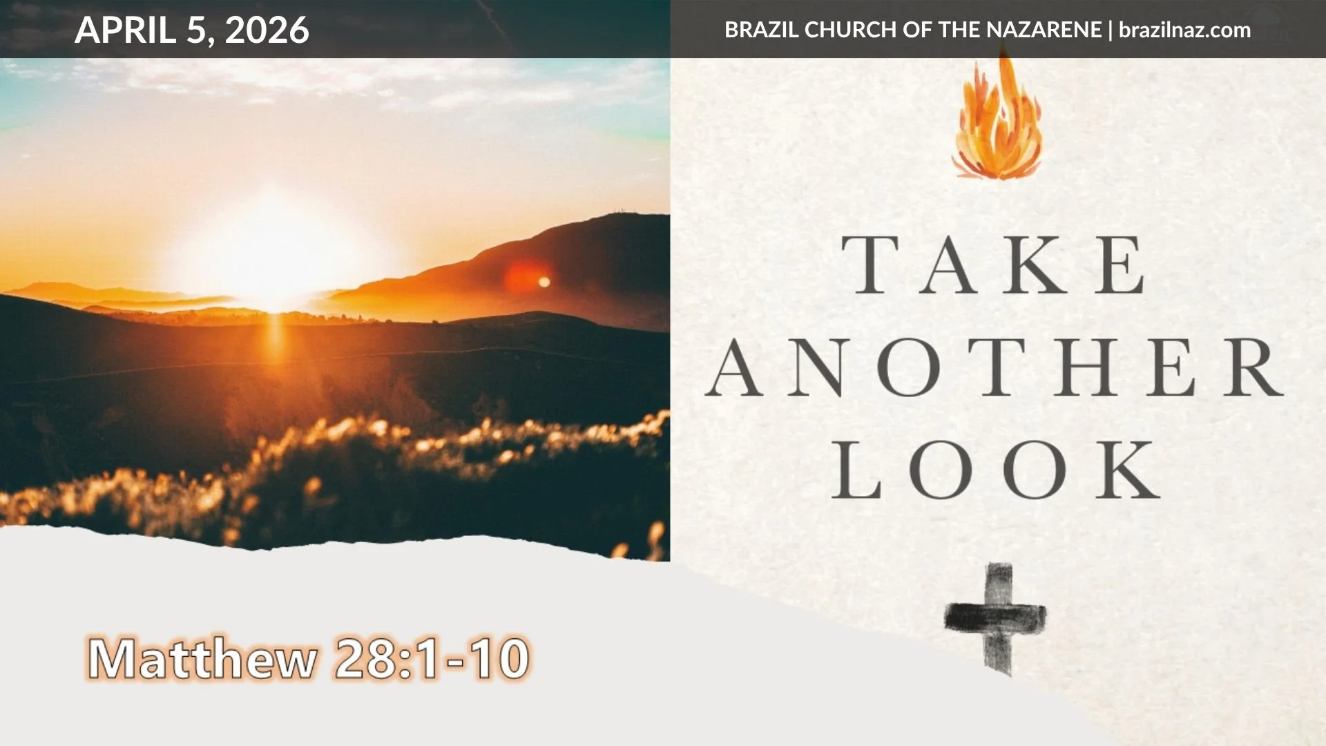 "Take Another Look" (Matthew 28:1-10)