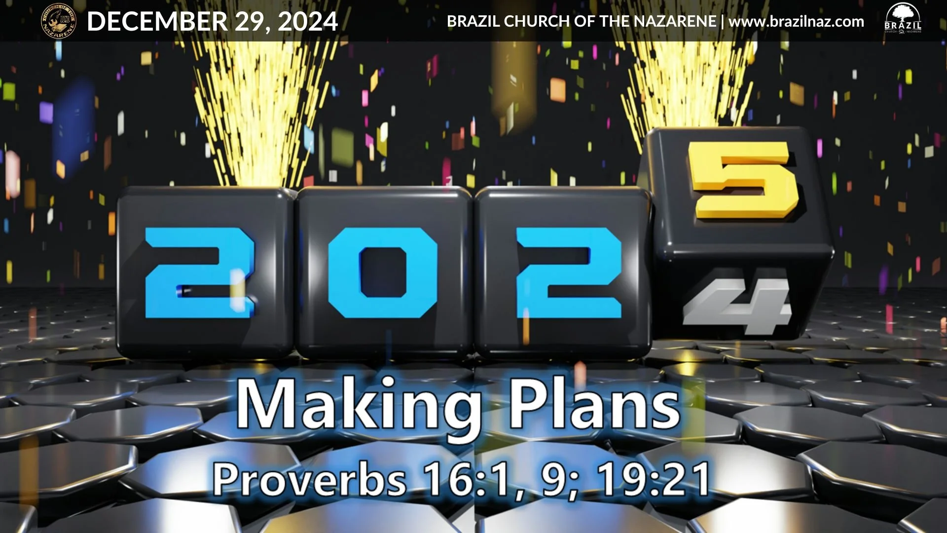 "Making Plans" (Proverbs 16:1, 9; 19:21)