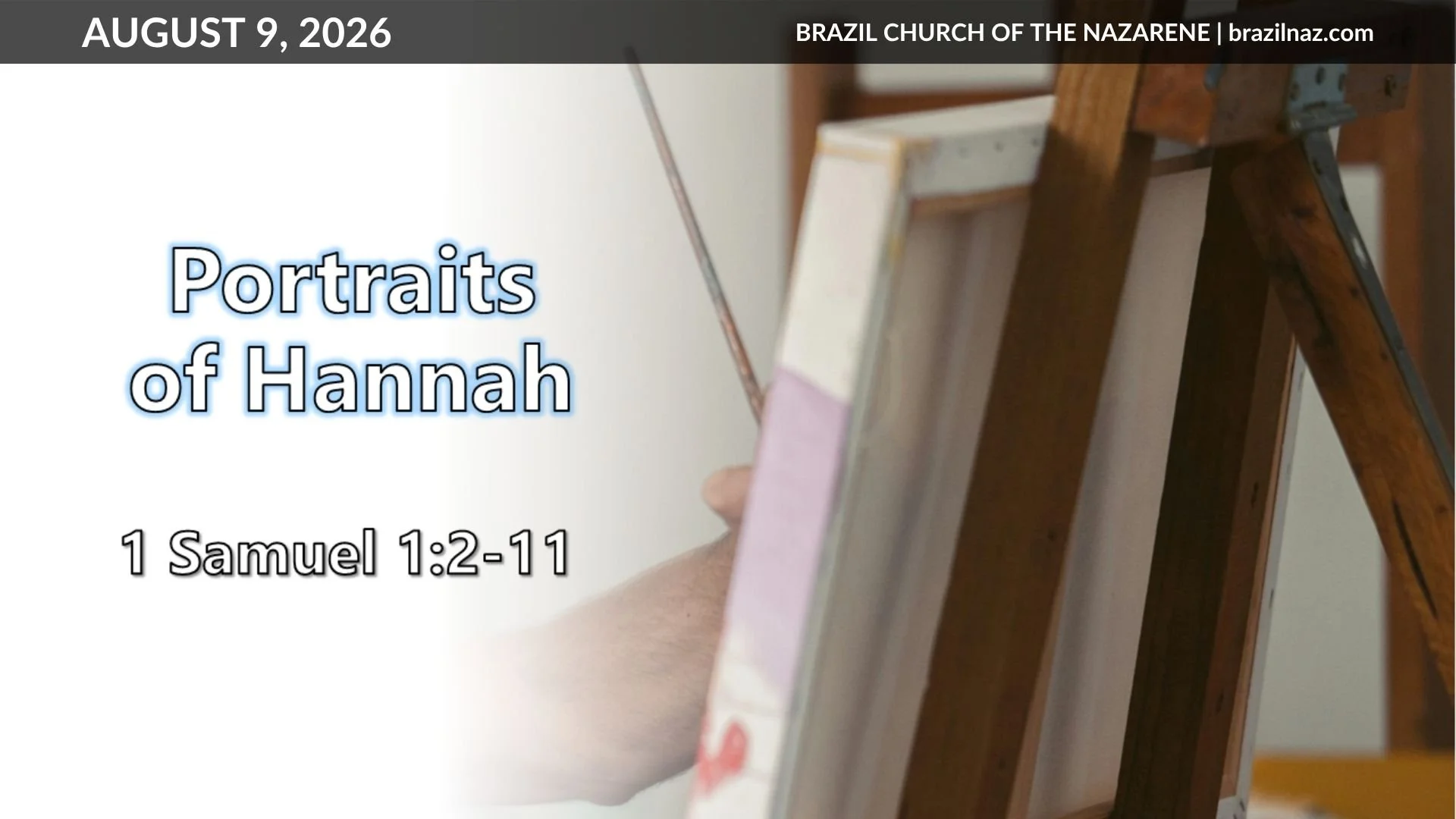 "Hannah’s Portraits" (Samuel 1:2-11)