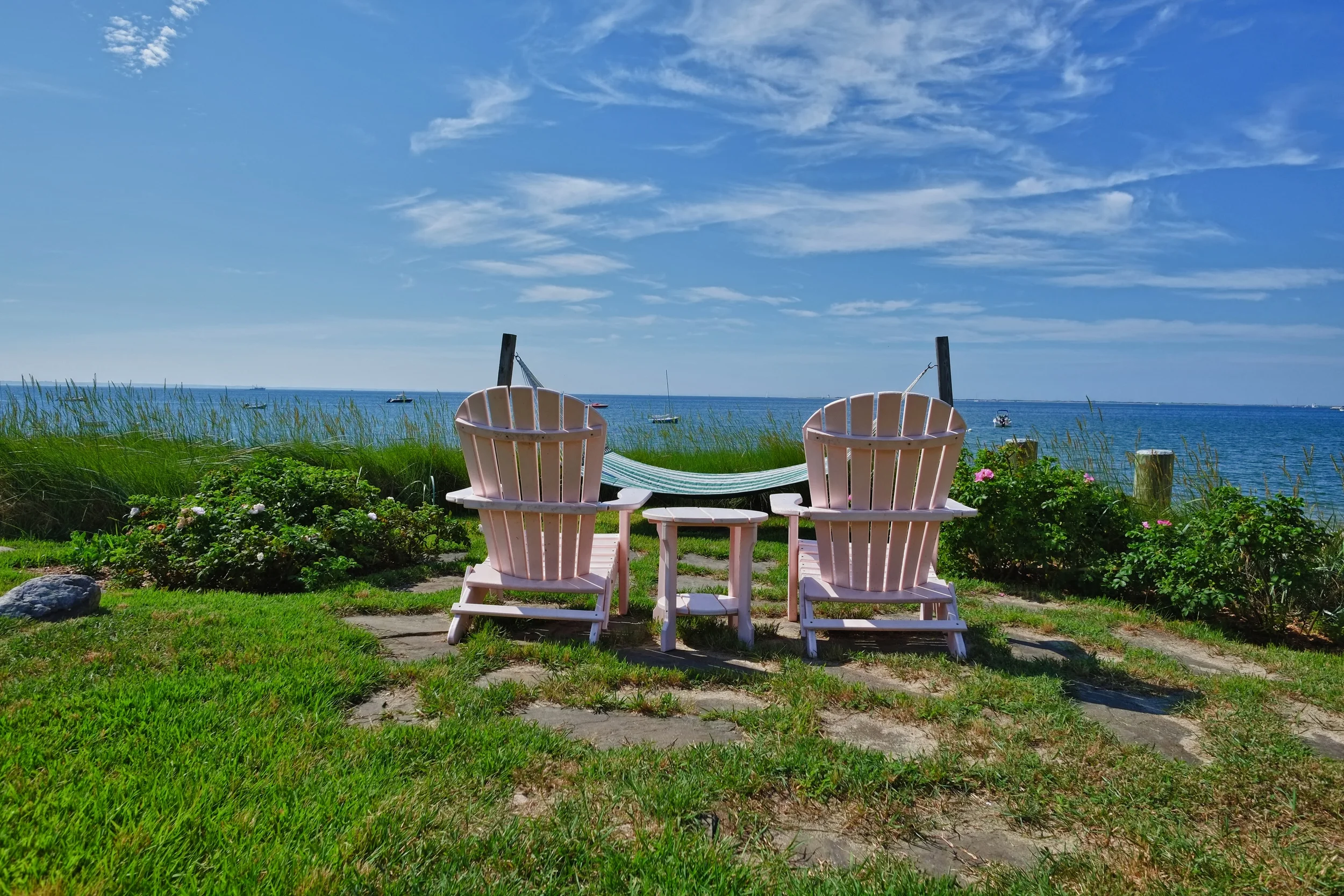 Chairs and Hammock, East End