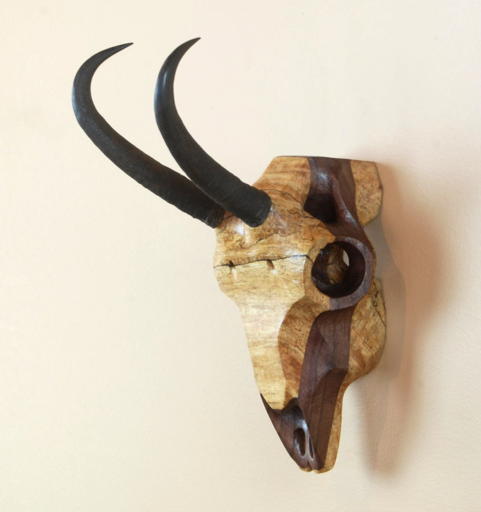 Stacked Spalted Maple Black Walnut Chamois