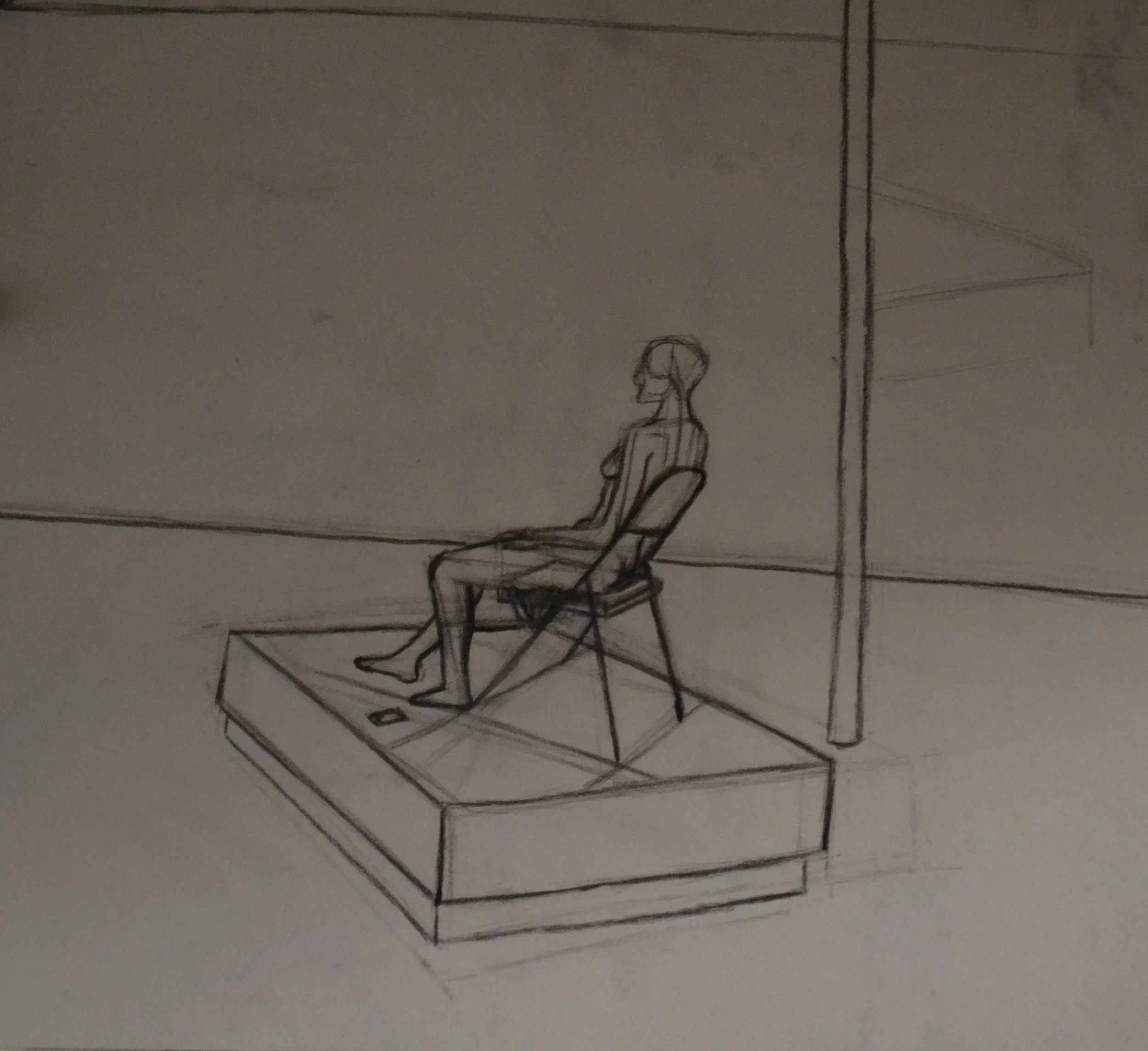  Charcoal Perspective Study 