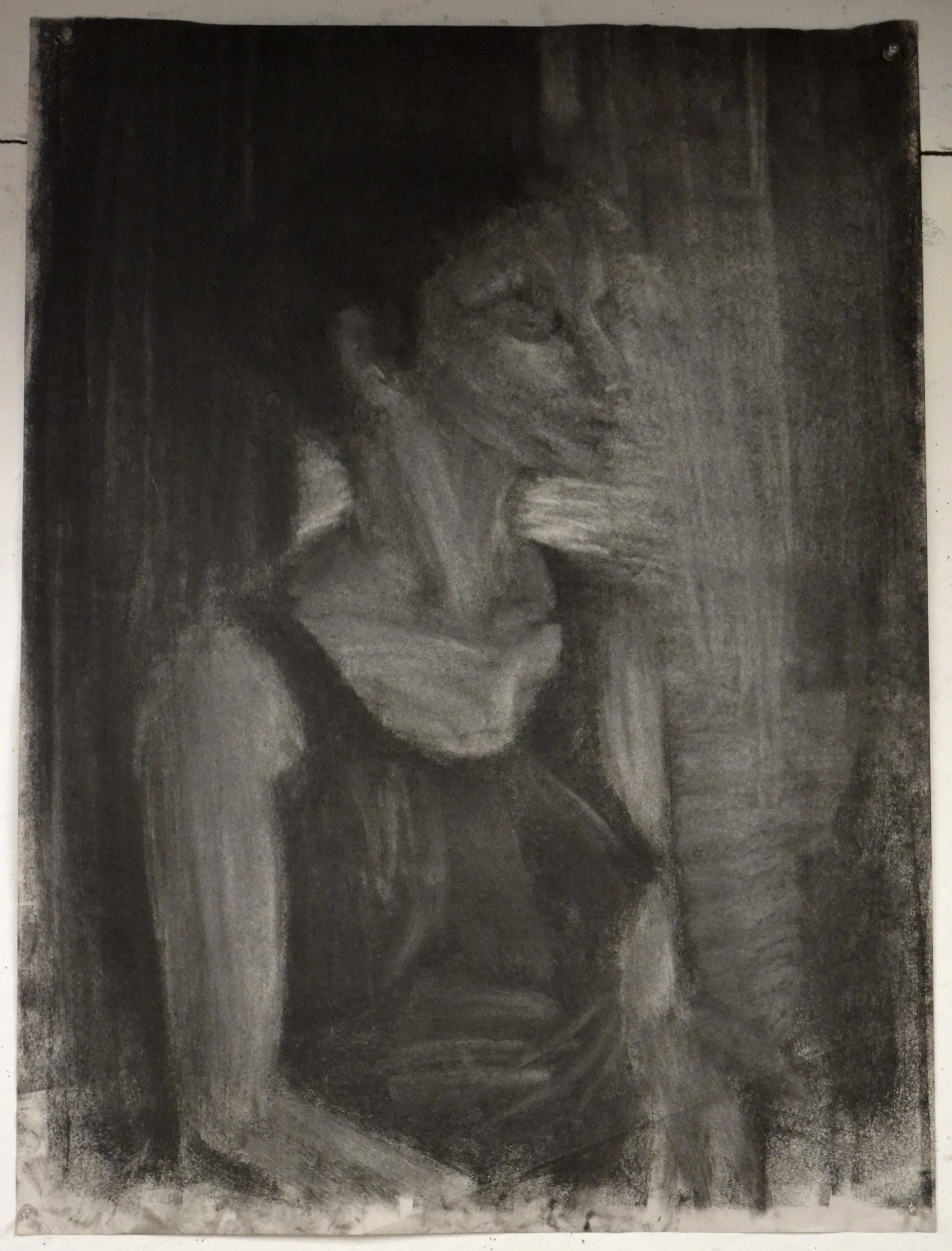 Charcoal Figure Study