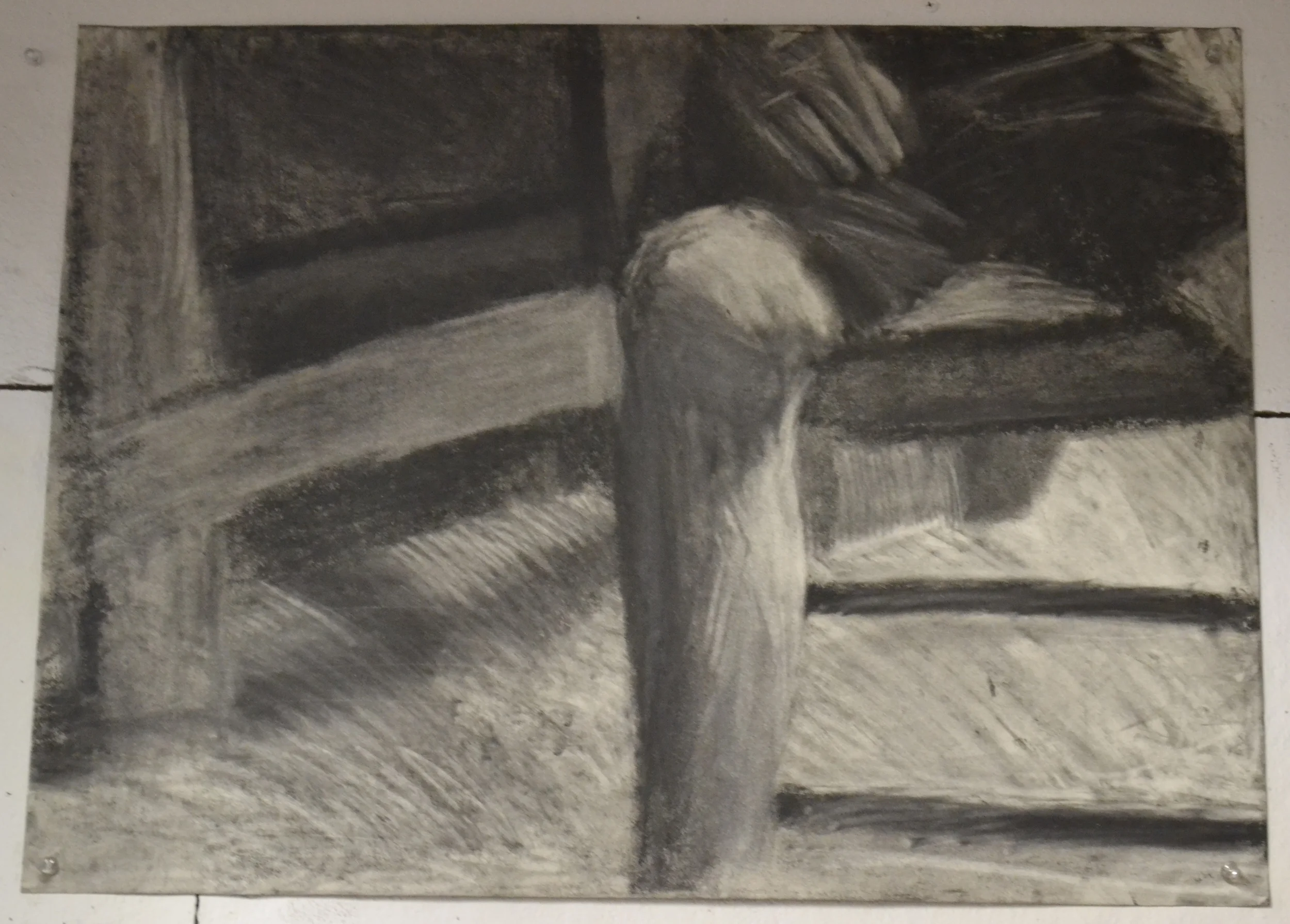  Charcoal Figure Study 