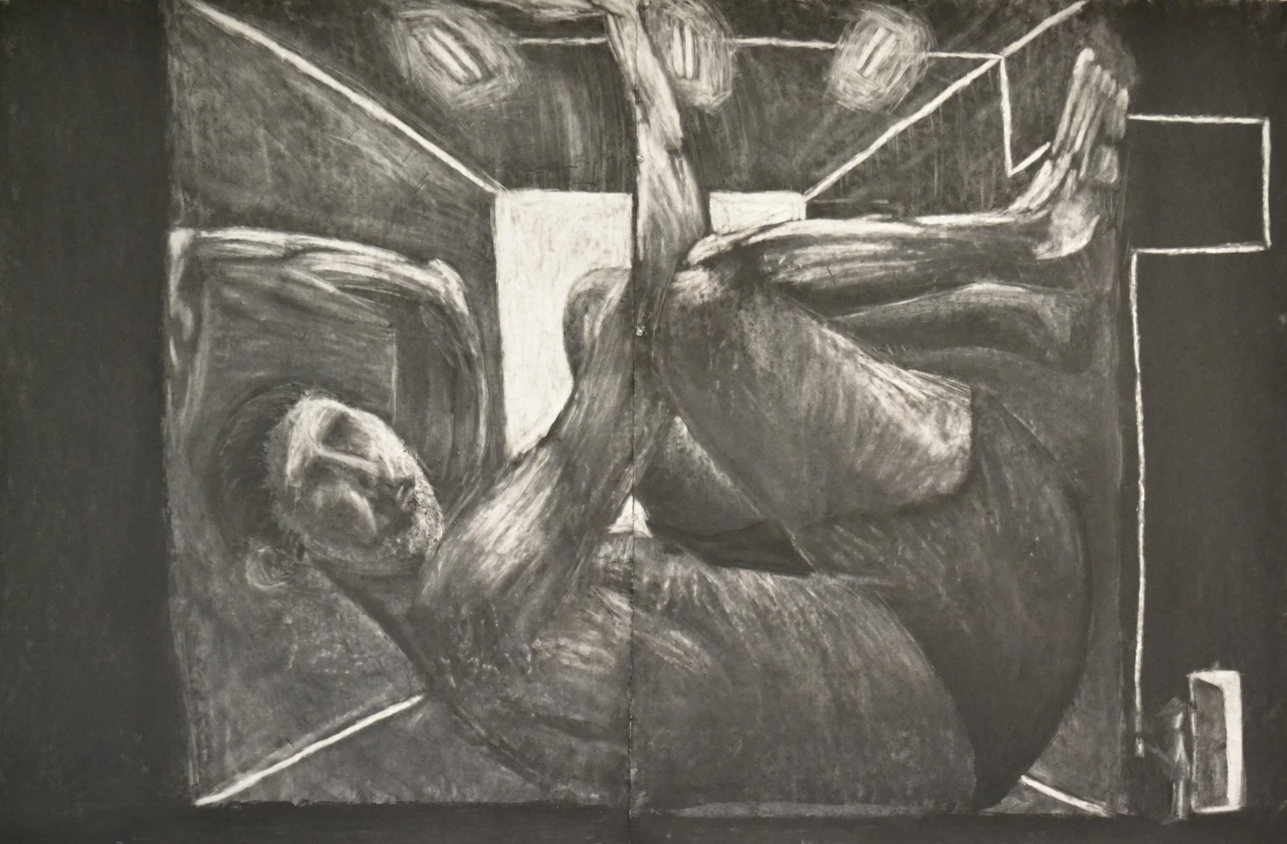 Charcoal Self Portrait 