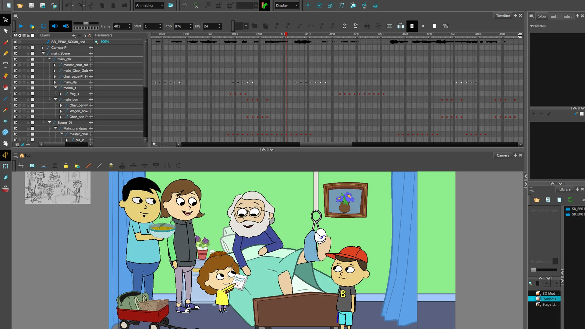 Screen Cap of Toon Boom Harmony