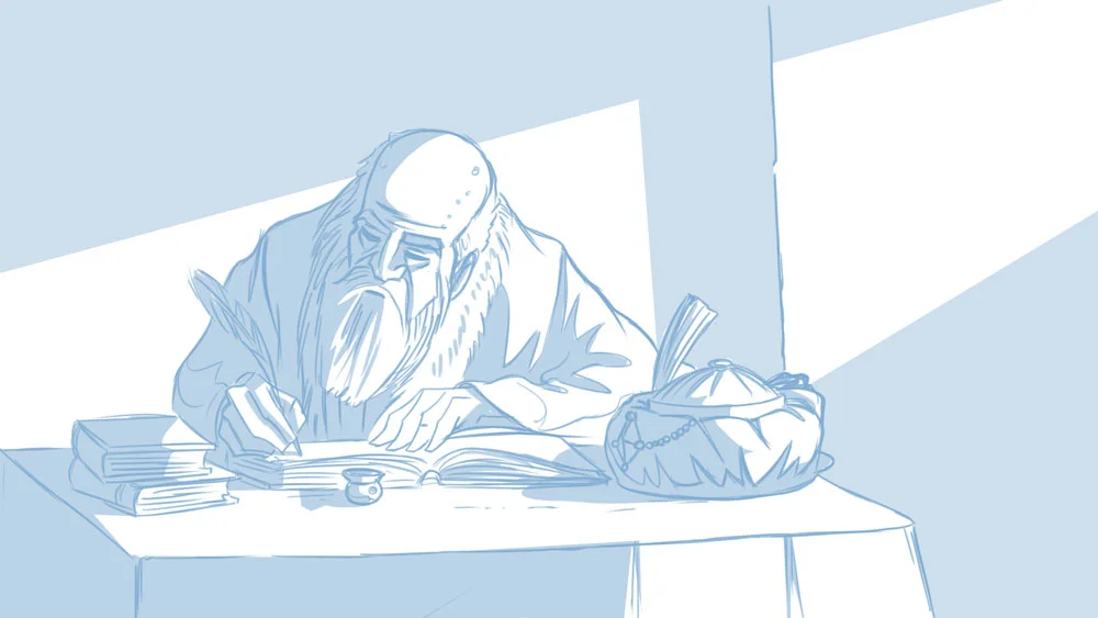 Sketch by Darren Wall