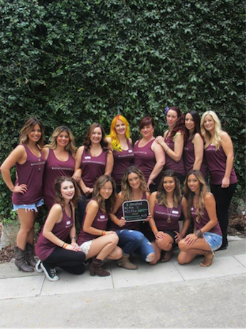 Le Reve staff wore smiles throughout the Cuts for Kids event.