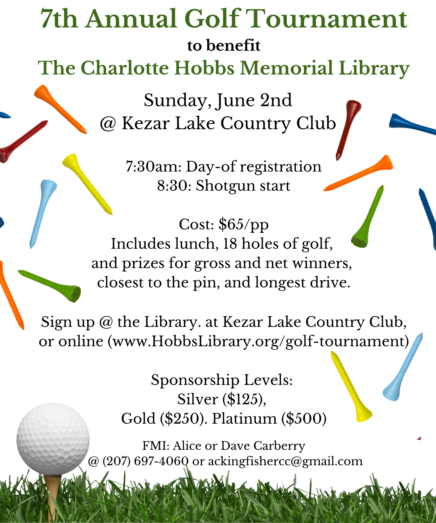 7th Annual Golf Tournament to benefit The Charlotte Hobbs Memorial Library (12.5 x 15 in).png