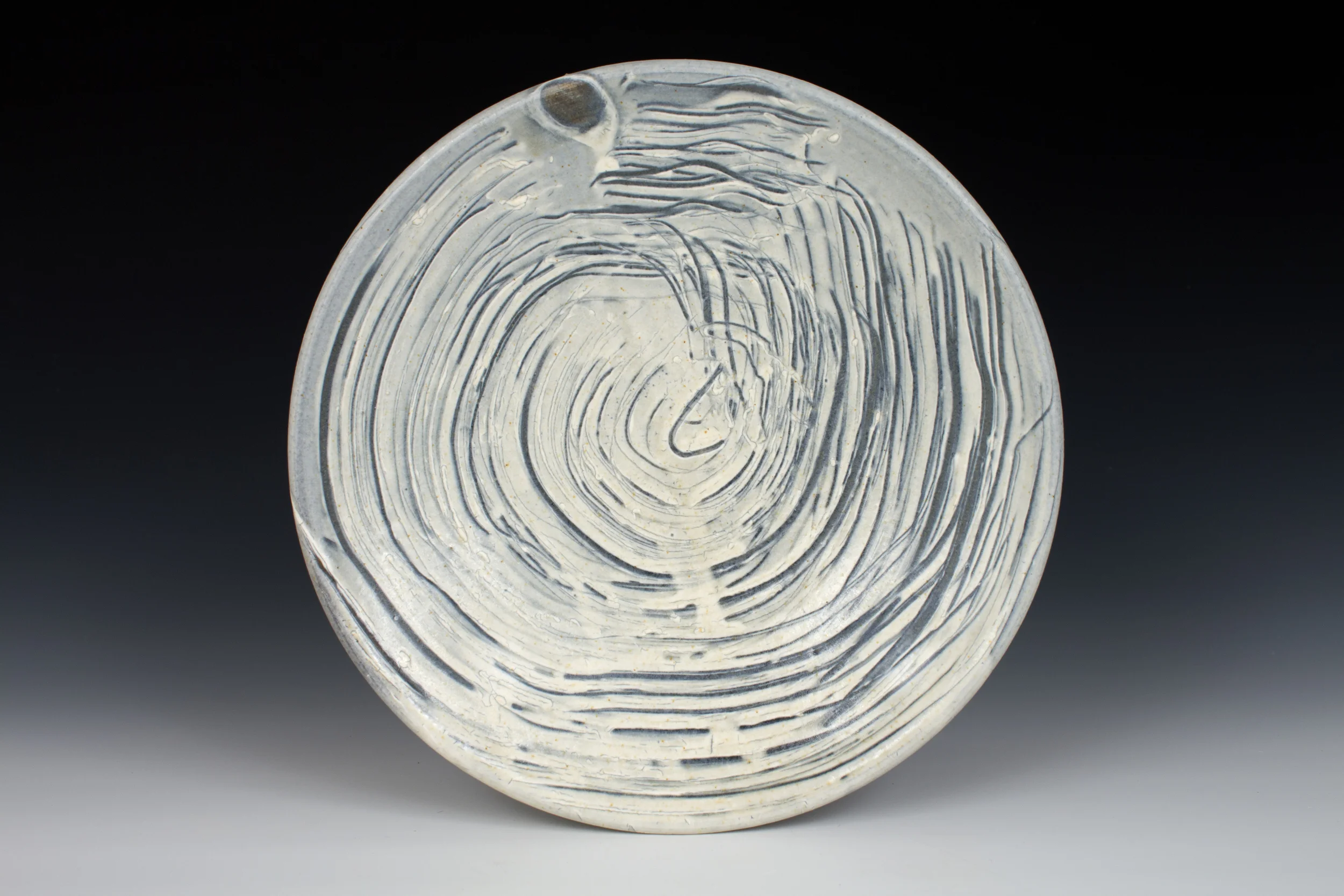 Brushed Slip Dinner Plate