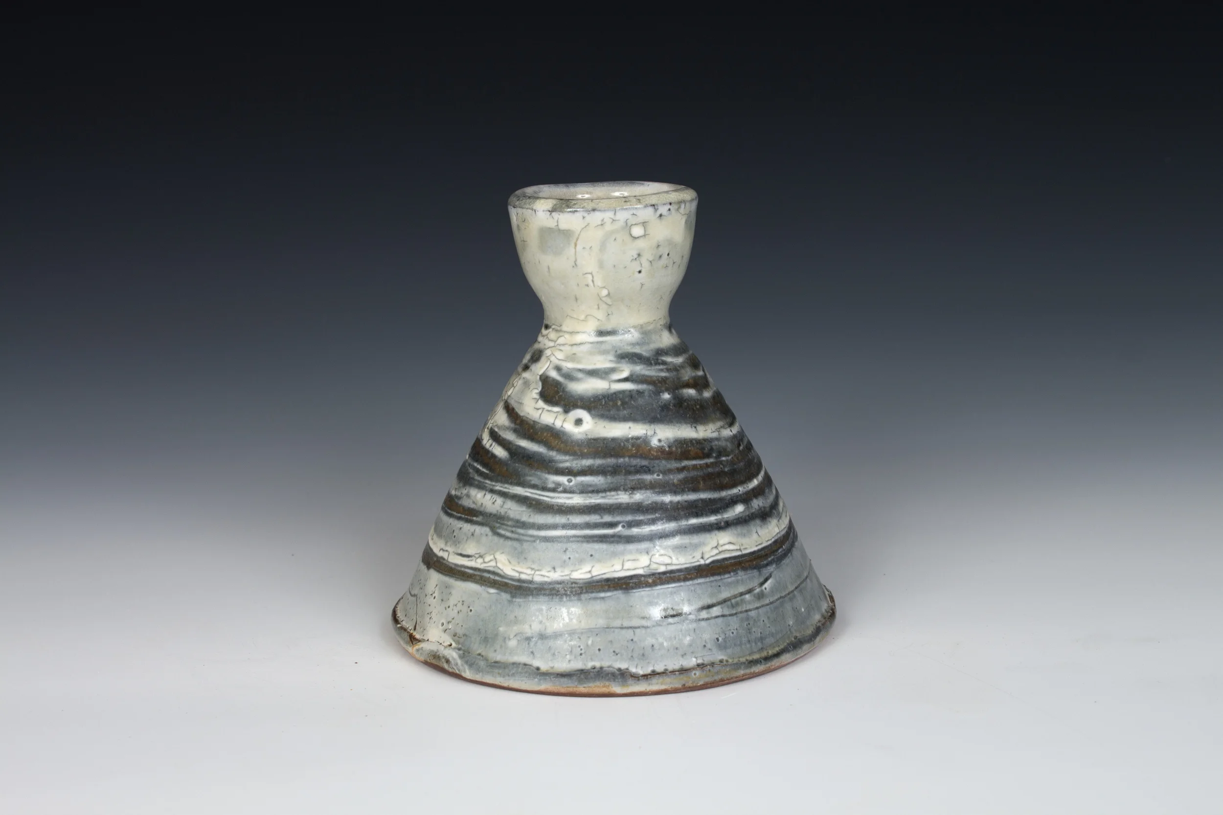 Brushed Slip Bud Vase