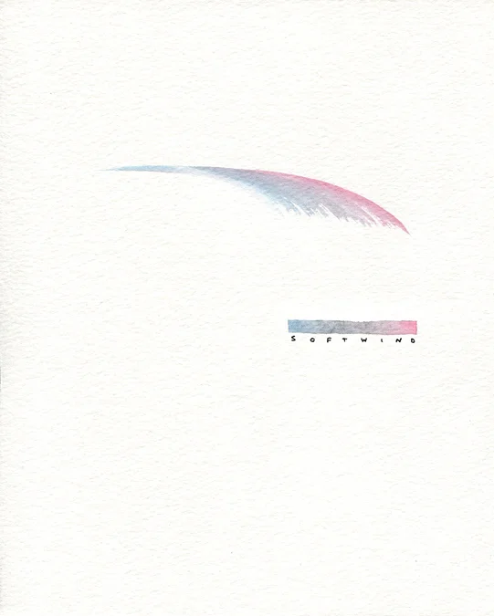 Soft Wind / ink and watercolor on paper / 8" x 10" / 2015