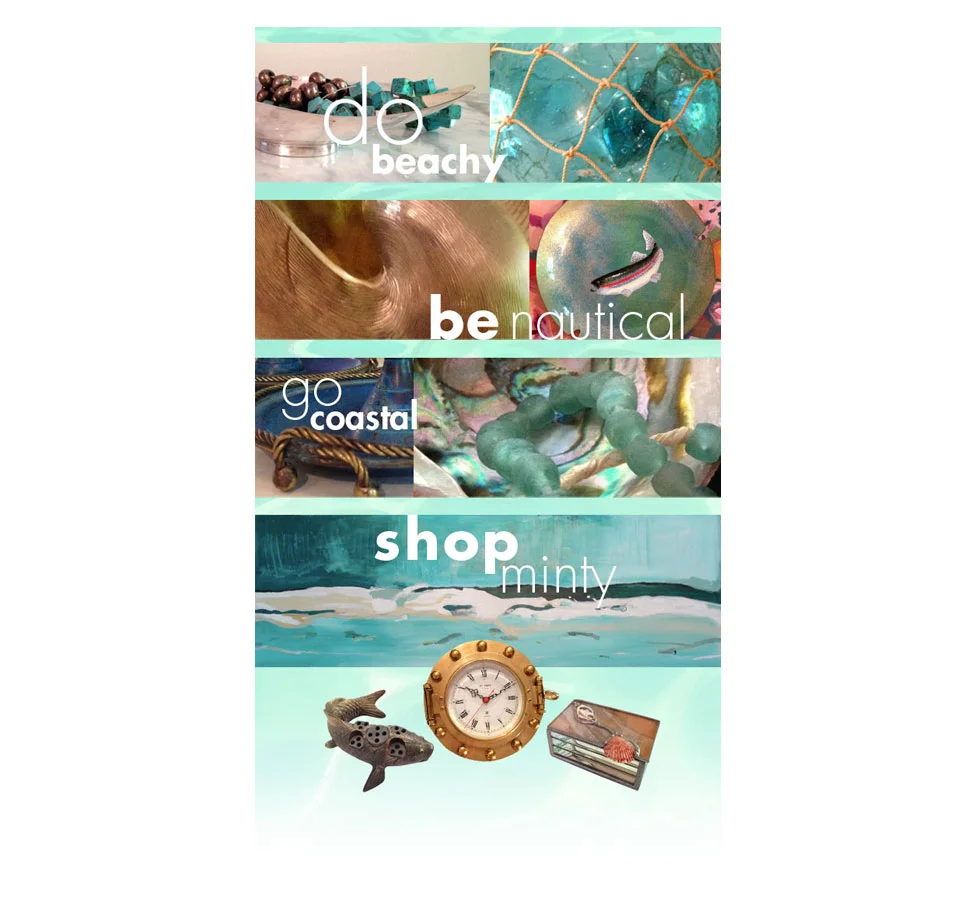 Art designed for eBlast for MiNTY modern/vintage