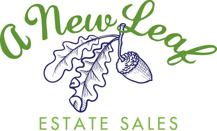 Logo for an estate sales/auction/consignment company specializing in antiques, vintage and modern