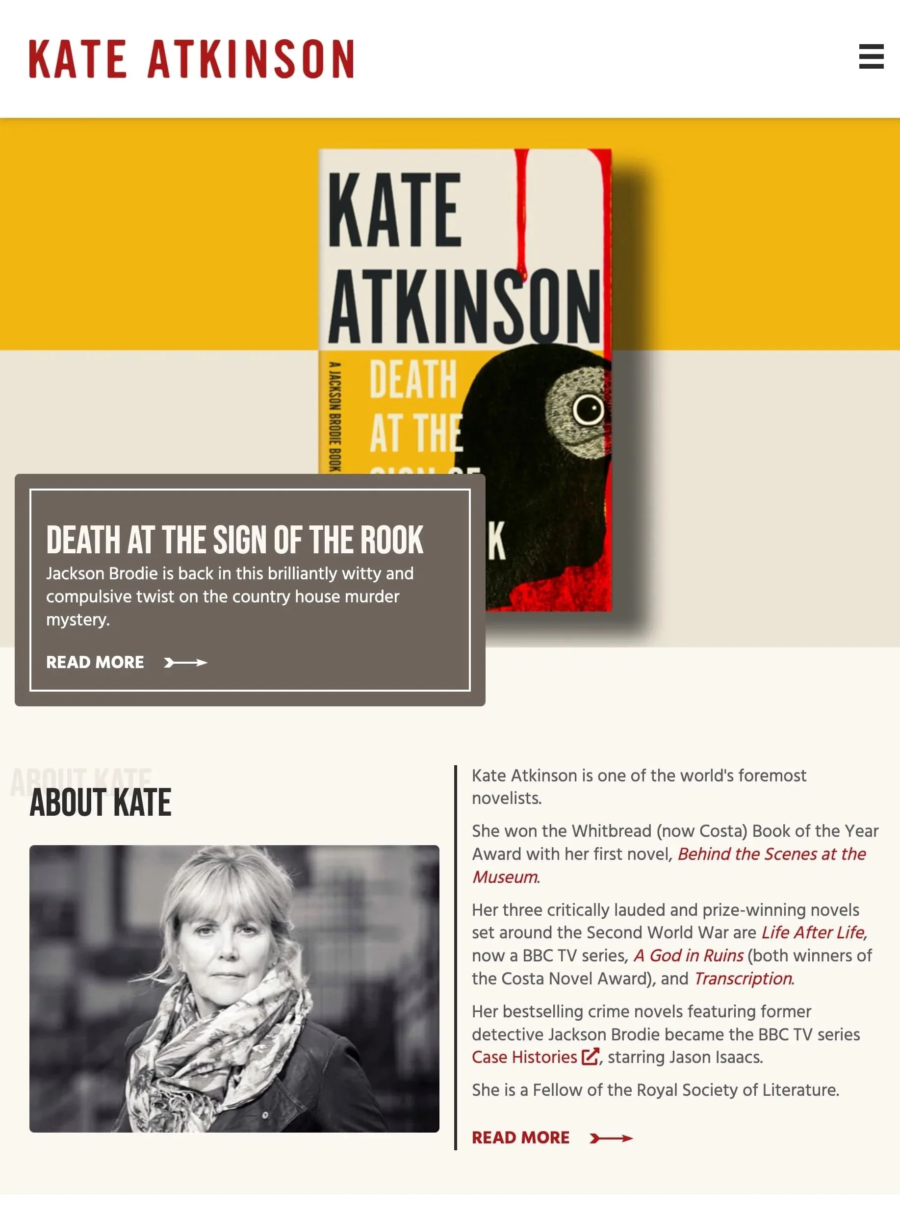 Kate Atkinson website