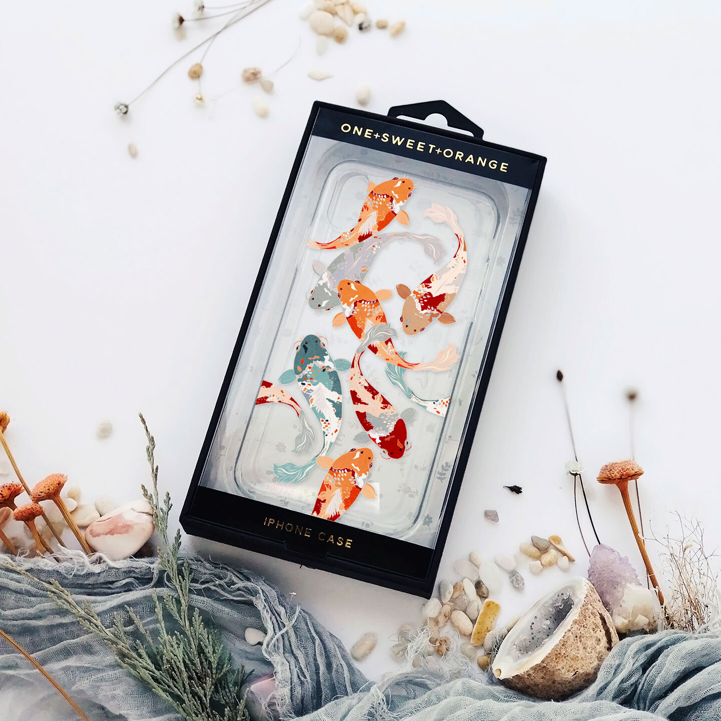 iPhone Case Clear Rubber Koi Fish Case Onesweetorange iPhone Case Clear Rubber Koi Fish Case Onesweetorange