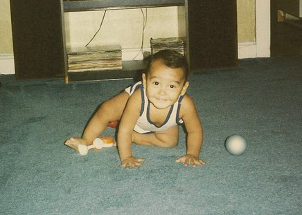  Daniel at home - one year old.