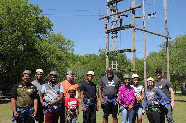 Special thanks to @shilohcamp for keeping us safe and leading us through the elements a couple weeks ago. It takes A LOT of trust to step off that Zipline platform! #TMProjectMentorMoment #MentorMoment #Mentor #TMP #TMPOKC #TMProject #EveryChildDeservesAMentor