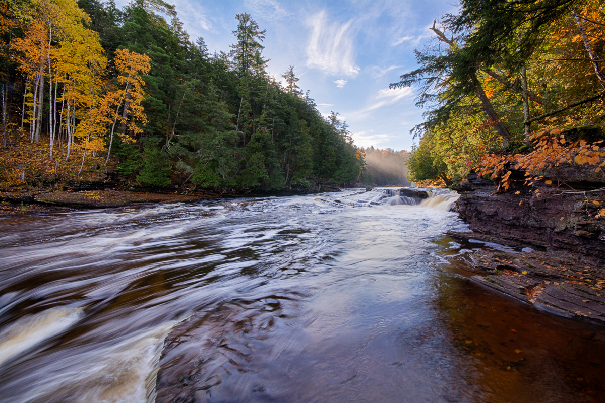Fall at Presque Isle River