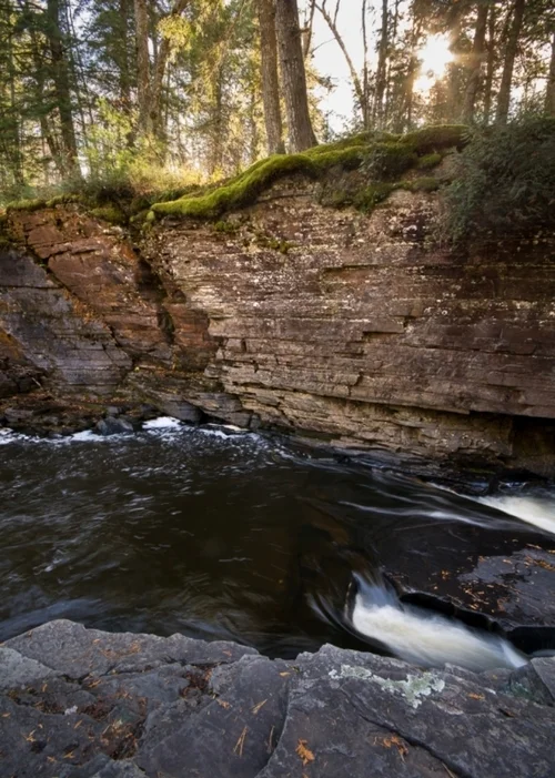 Afternoon Glow, Canyon Falls.