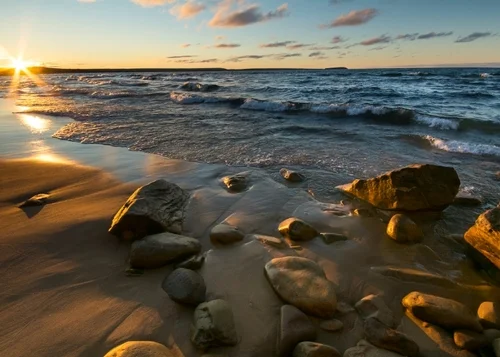 Sunset Over Lake Superior