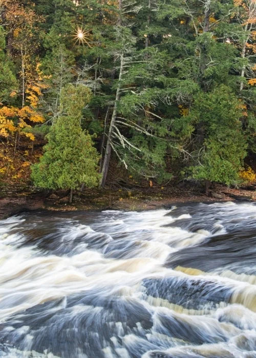 Presque Isle River and Sun