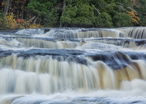 Manido Falls. Porcupine Mountains State Park