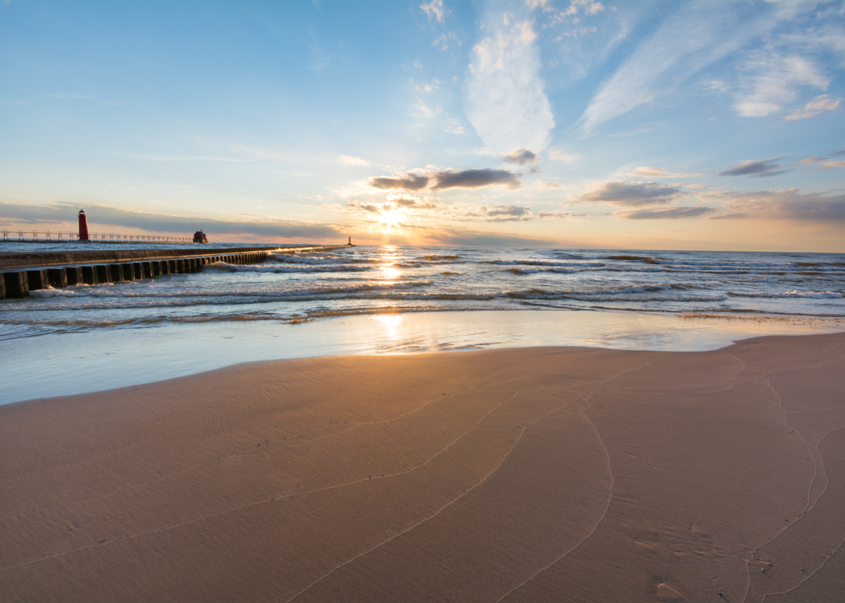 Sunset. Sand. Grand Haven