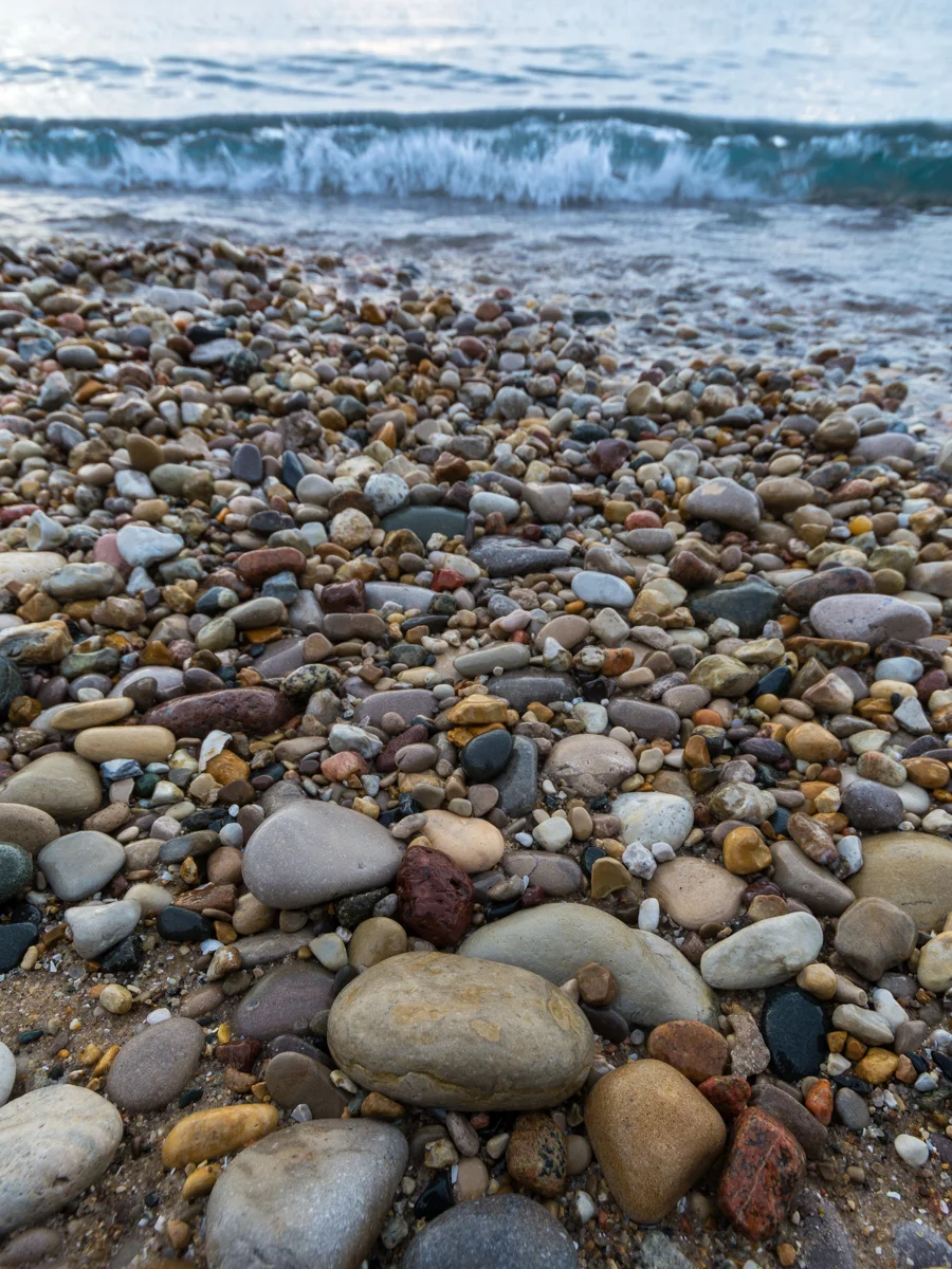 Crashing wave and Rocks
