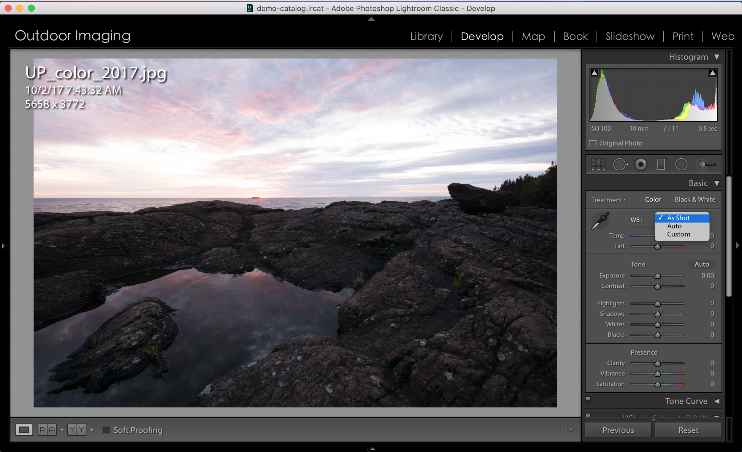 This is a JPEG file. You can see in the Color Balance submenu to the right that the multitude of options has decreased to just 3 options.