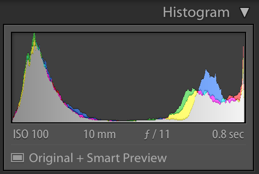 Above is a screenshot indicating a file that is an Original file with a Smart Preview.